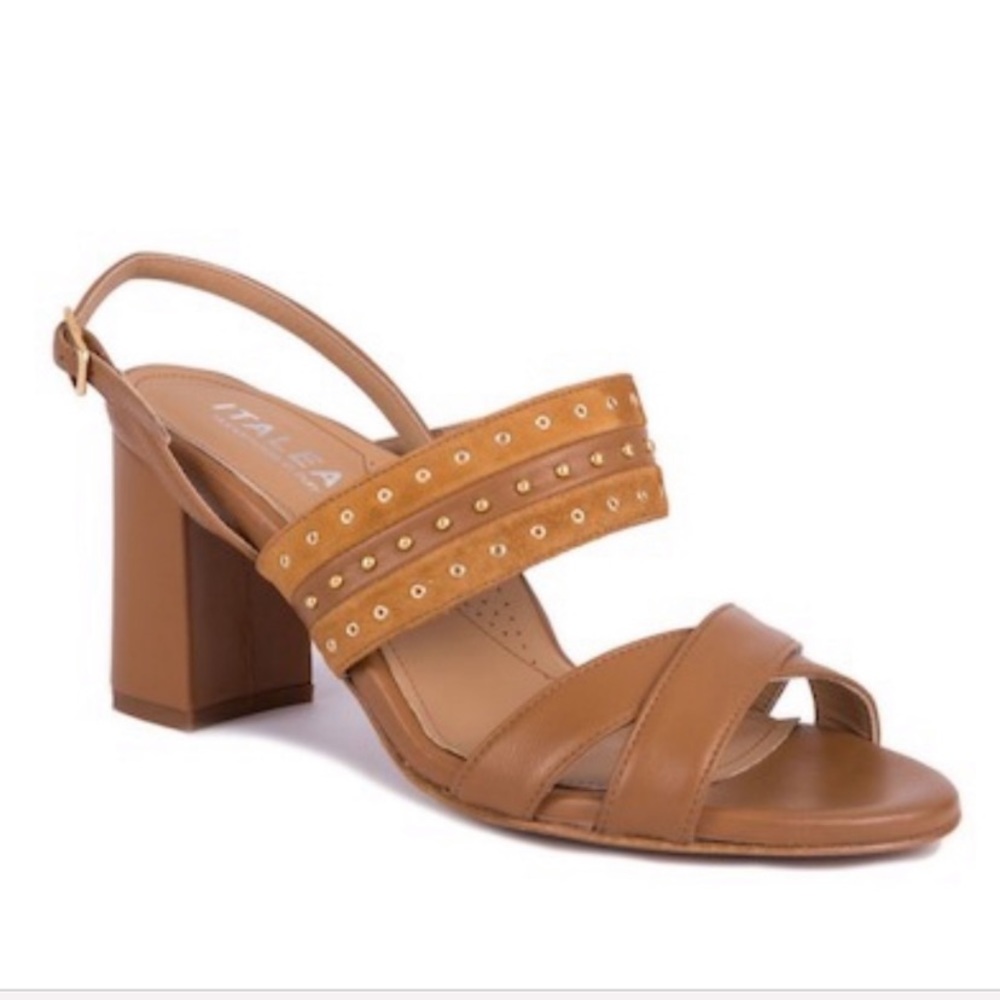 NEW Soldani Studded Slingback Sandal in the box